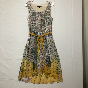 Chris McLaughlin Floral Multicolor Dress Size 8 (I)